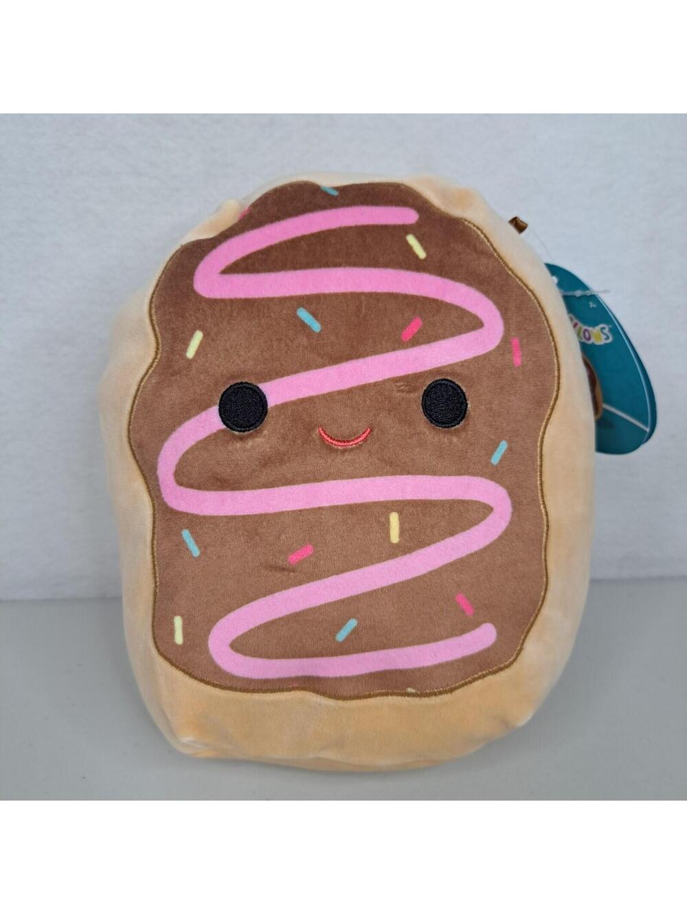 Squishmallows 2023 Food Squad 8" Deja the Chocolate Frosted Donut Plush Doll Toy